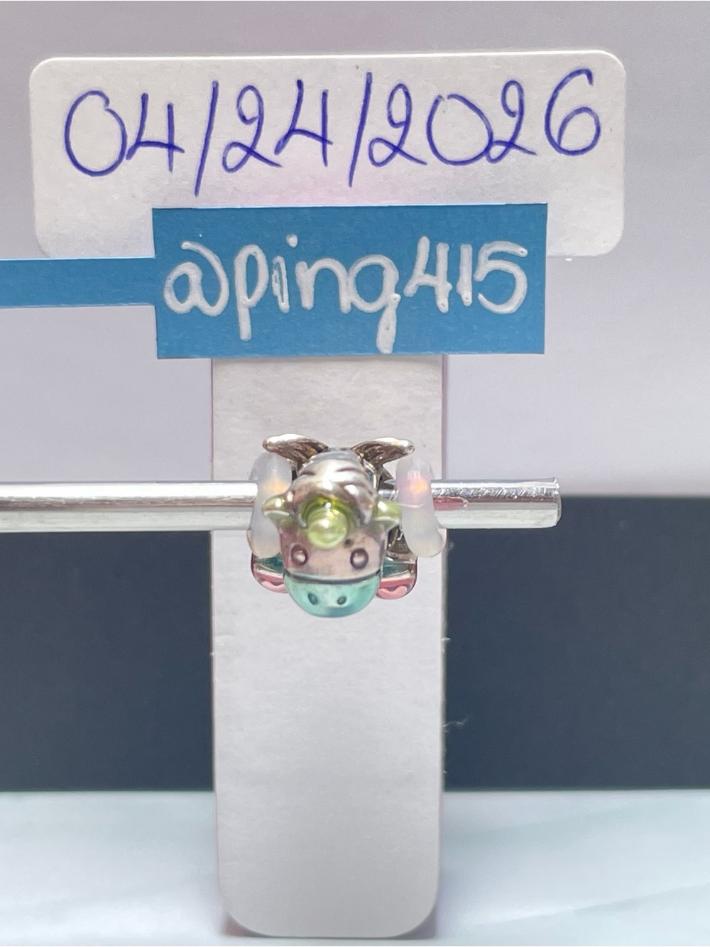 Pandora Colorful Rainbow Bruno the Unicorn Charm - Picture 4 of 12